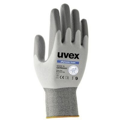 Uvex phynomic FOAM 6005006 Poliamid Munkakesztyű Méret (kesztyű): 6 EN 388 1 pár (6005006)