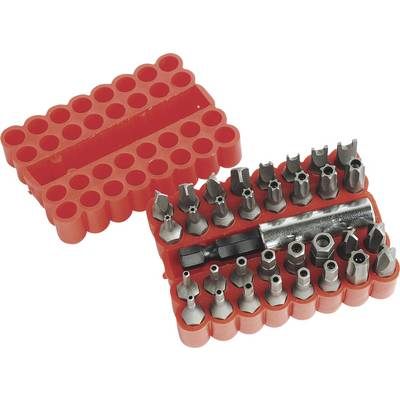 Cserélhető BIT készlet mágneses BIT tartóval 33 részes Mannesmann 29733 (297-33)