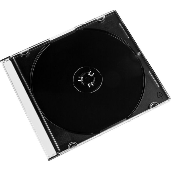 Hama CD Slim Box, black, pack of 25 pcs 1 schijven Zwart