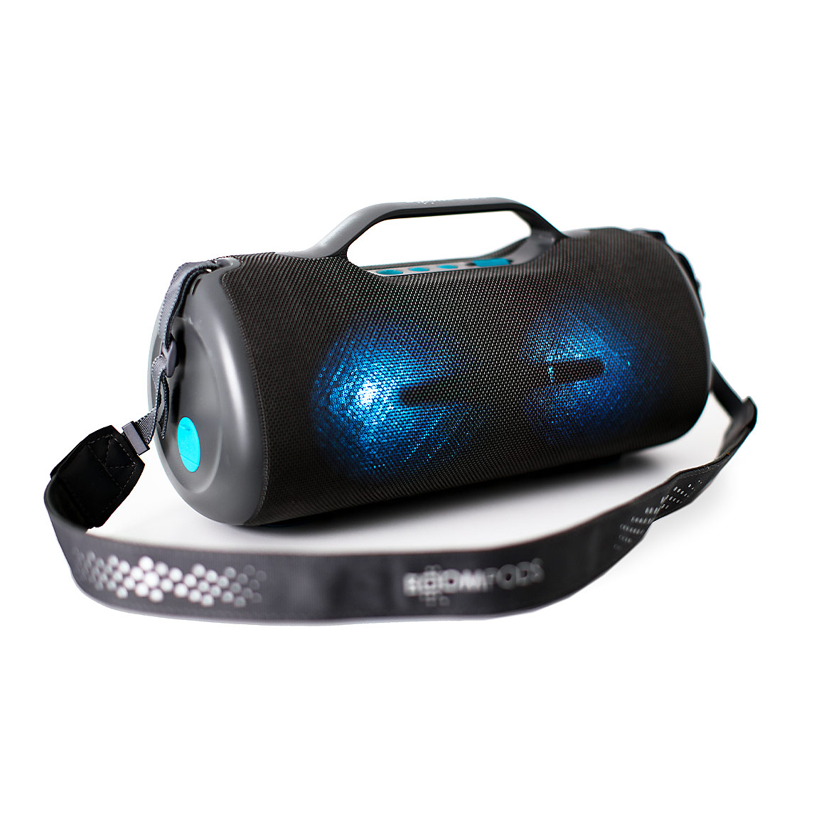 Boompods Rhythm 60 Hordozható bluetooth hangszóró - Szürke/Kék (RHY6GR)