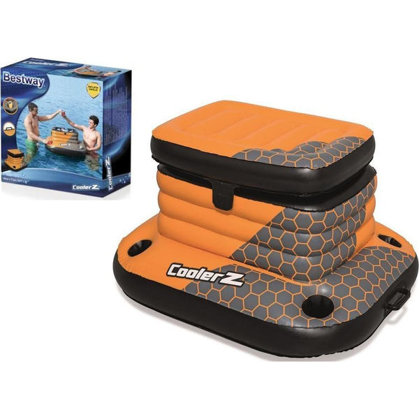Bestway 43191 chladiaci box 49 L Čierna, Šedá, Oranžová