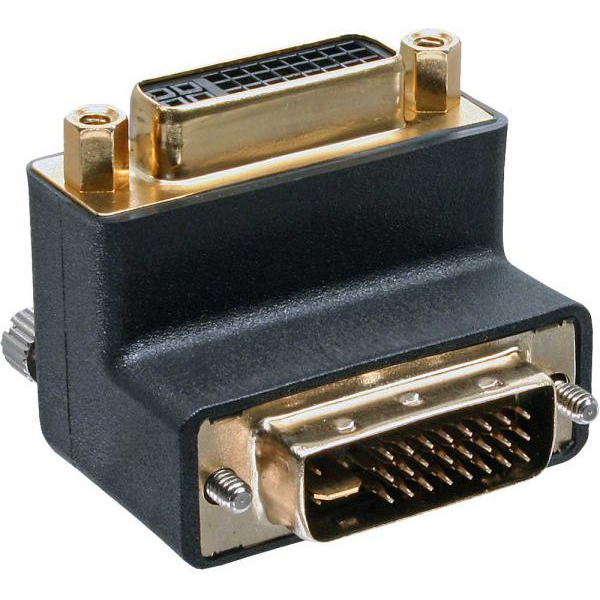 InLine 4043718181544 csatlakozó átlakító DVI-I 24+5 Fekete (17781W)