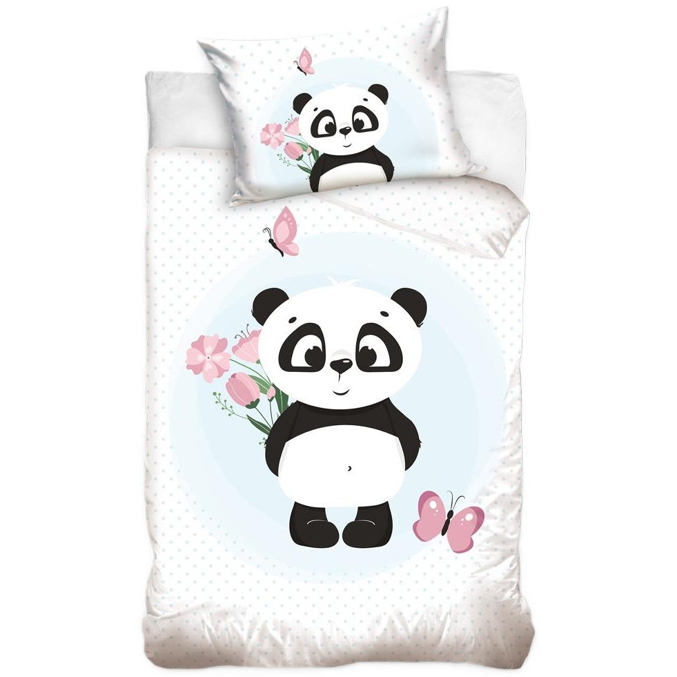 Kaptan Cute Panda Crib Bed Linen (554788-020)