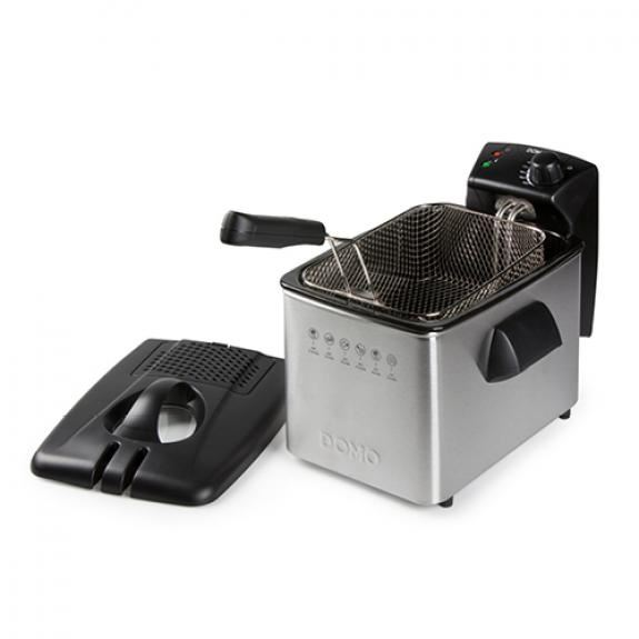 Domo DO465FR rozsdamentes olajsütő 4 literes 3000W (DO465FR)