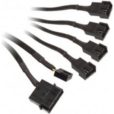 EK Water Blocks Molex - 4-pin x4, 0.8m, Czarny (3831109867808)
