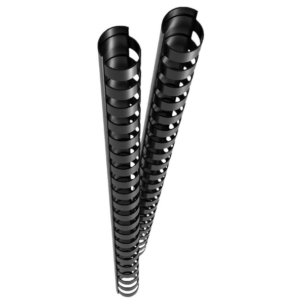 GENIE Spiralbinderücken 12mm schwarz 25 Stk