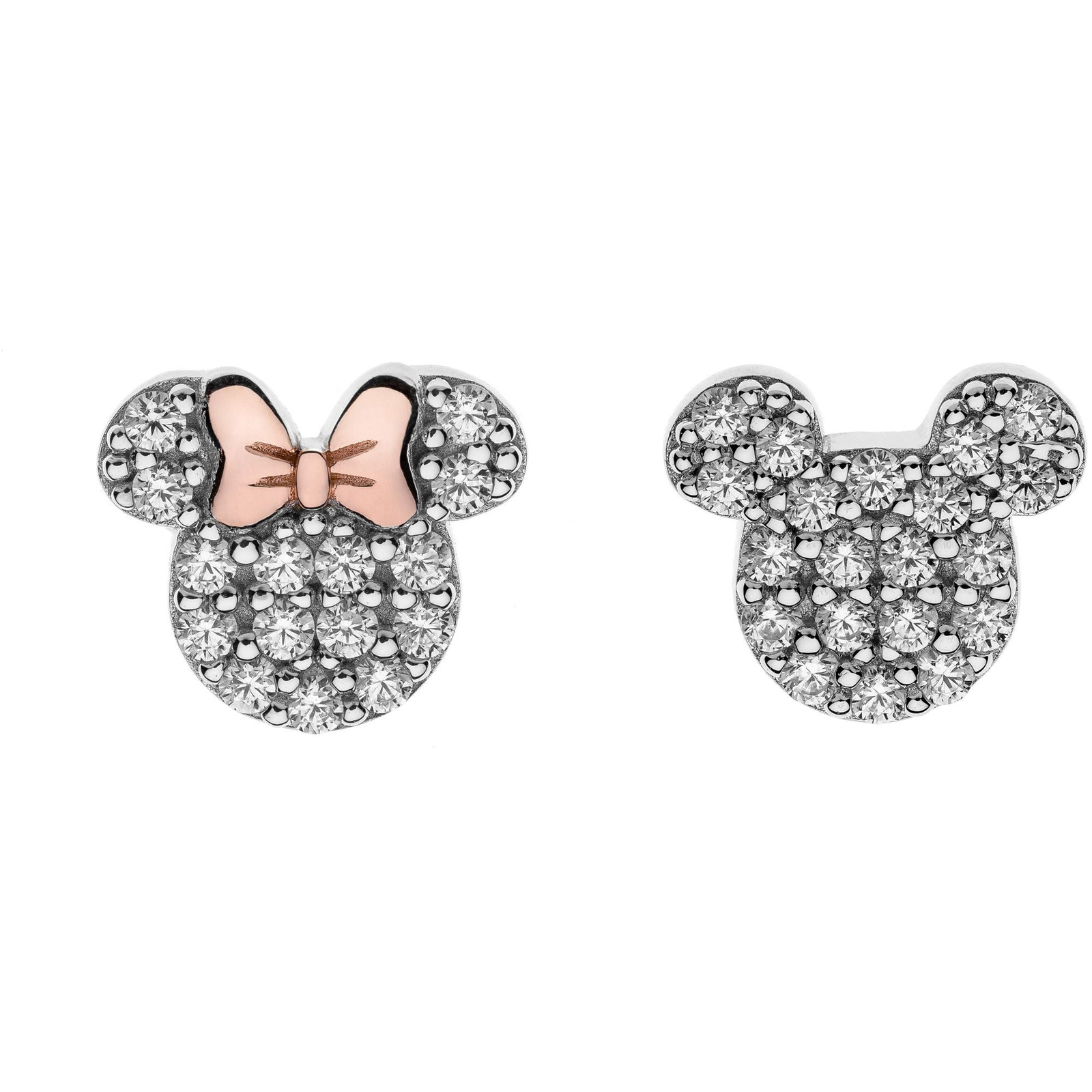 DISNEY E905016UZWL Mickey Mouse ezüst fülbevaló (Ag 925/1000, 1,04 g) (887746754318)