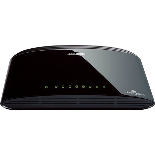 D-Link DES-1008D Ikke administreret Fast Ethernet (10/100) Sort