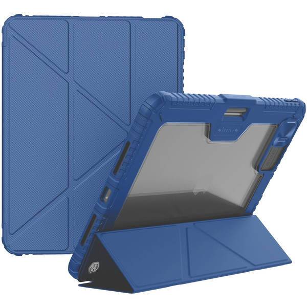 Nillkin Bumper PRO Sapphire Blue Protective Stand Case Multi-angle iPad Pro 11" (2024) tok