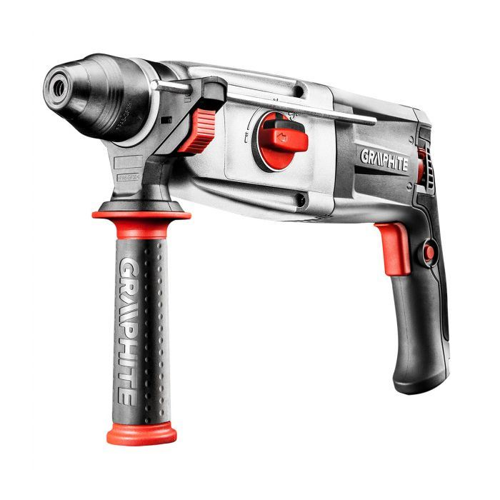 Graphite 58G528 Fúrókalapács vésőfunkcióval SDS+ 900W 4 funkció fúrótokmány koffer (Graphite 58G528)