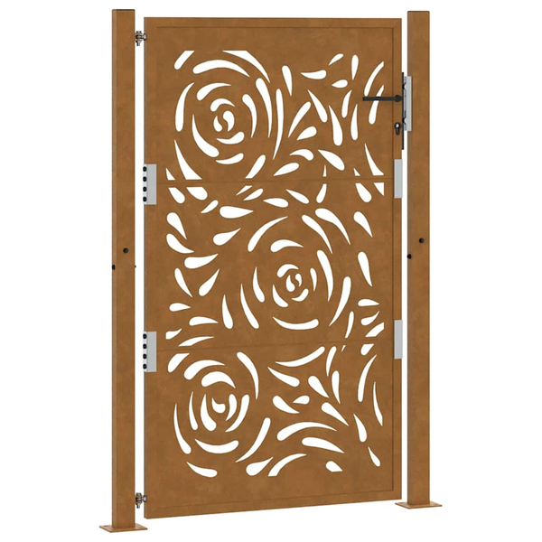 Kerti kapu 105x155 cm Időjárásálló acél lángos Design