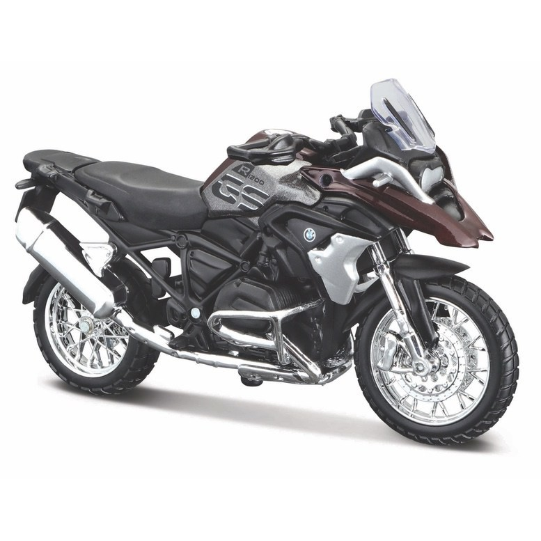 Maisto BMW R 1200 GS 2017 Fém motor modell állvánnyal 1:18 (10139300/77262)