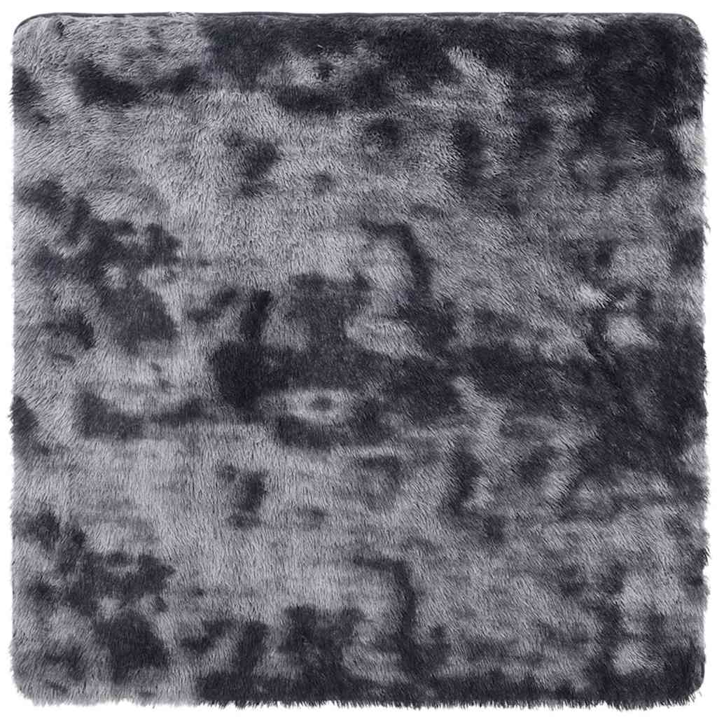 sötétszürke hosszú szálú NAVARRA bozontos szőnyeg 120x120 cm (4102864)