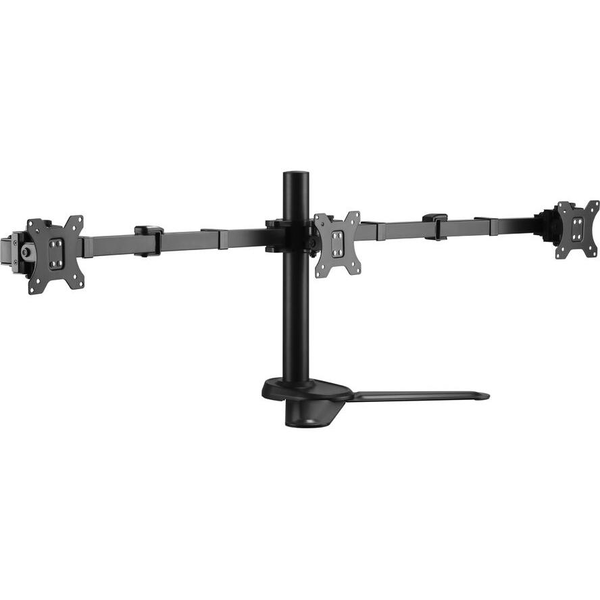 Equip 650125 skærmbeslag og -stativer 68,6 cm (27") Sort Skrivebord