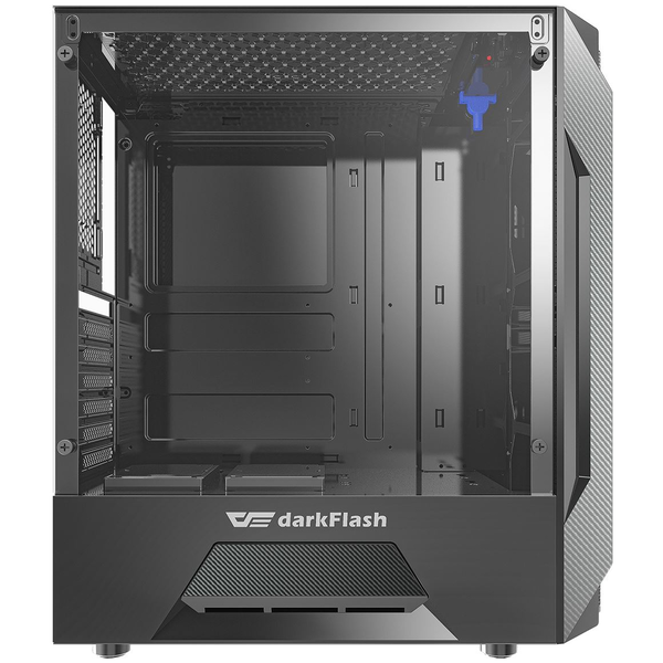 DarkFlash Leo táp nélküli ablakos ház fekete (5907489607766)