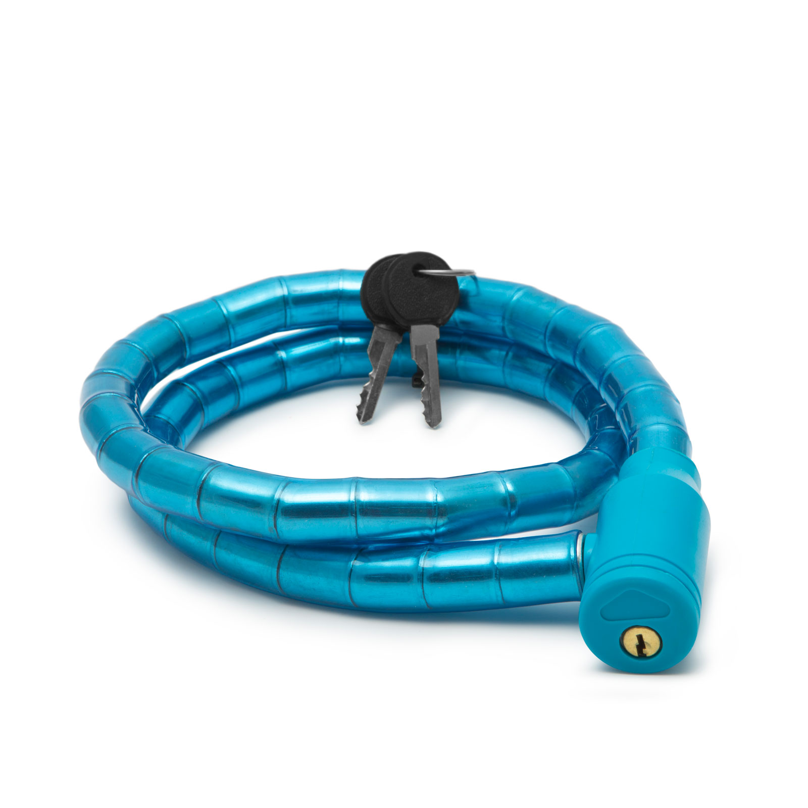 Delight 57078BL Kulcsos kerékpár zár - Kék (57078BL)