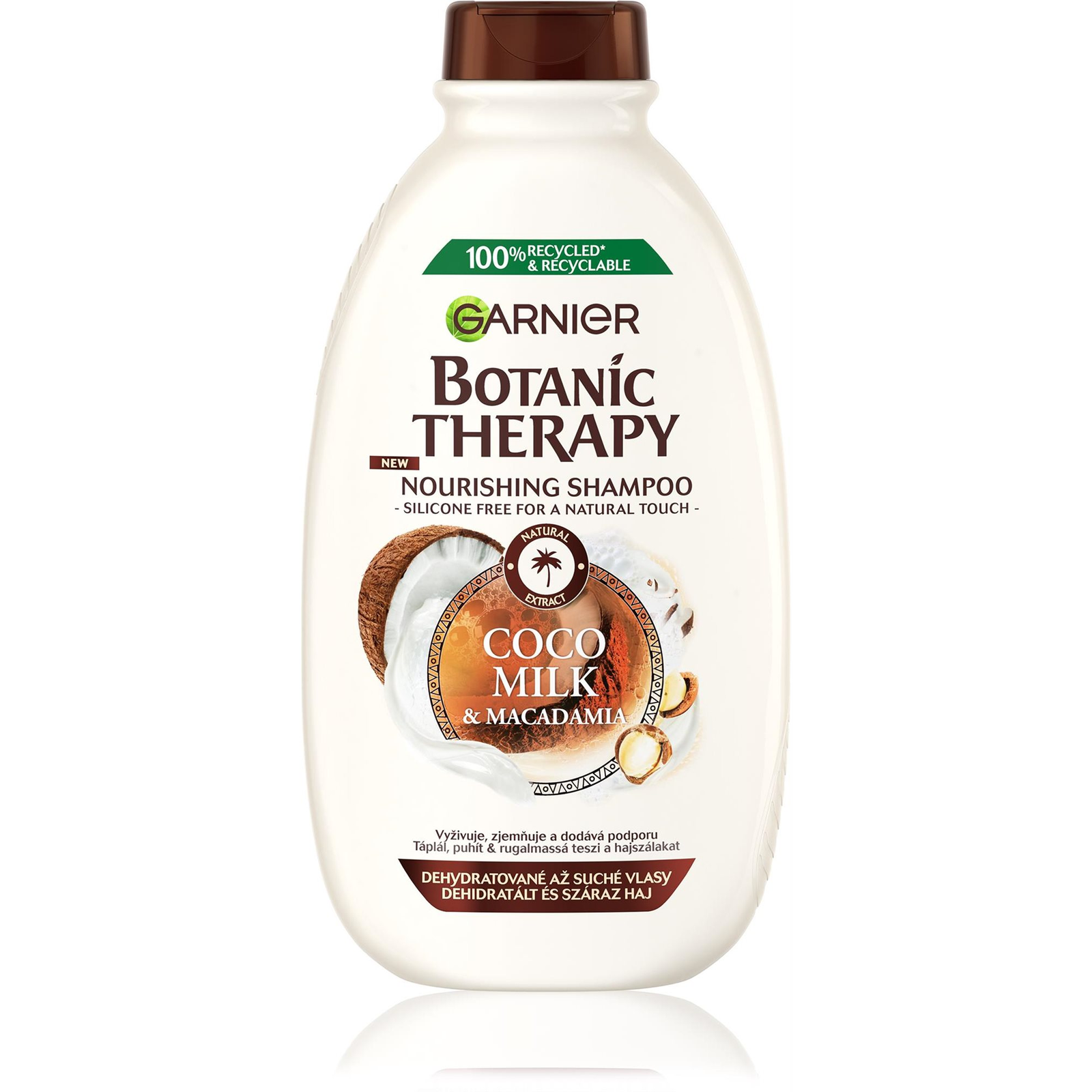 GARNIER Botanic Therapy Coco tápláló sampon száraz és durva hajra 400 ml (3600542194044)