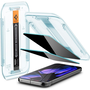 Комплект от 2 стъкла за поверителност Spigen Glas.tr EZ Fit Privacy 2-Pack, съвместими с Google Pixel 9 / 9 Pro, прозрачни