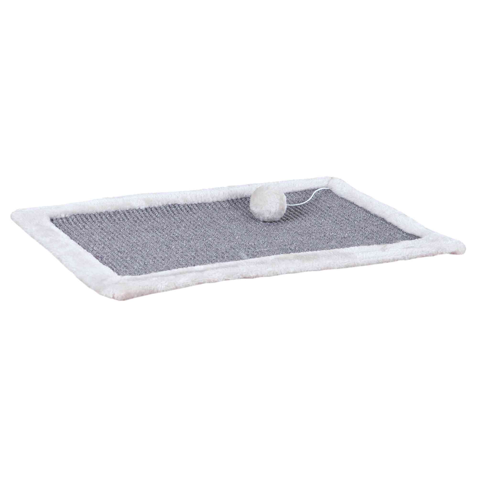 Trixie 103726 Macska karomélesítő szőnyeg plüss szegéllyel 55 × 35 cm - Szürke (103726)