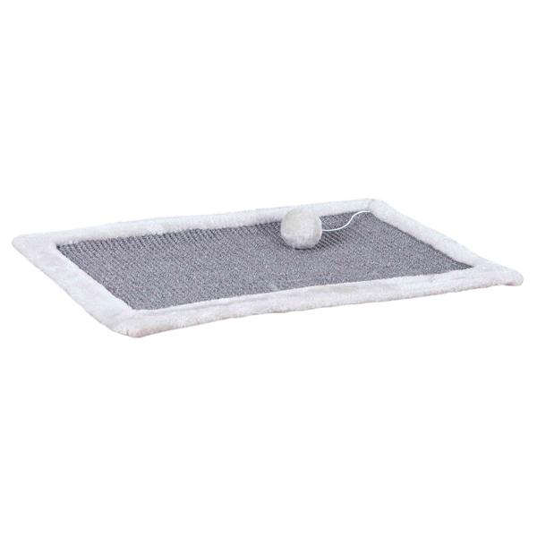 Trixie 103726 Macska karomélesítő szőnyeg plüss szegéllyel 55 × 35 cm - Szürke