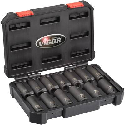 Vigor (V5550L) Külső hatlap Erő dugókulcs betét készlet 13 részes 1/2 (12,5 mm) (V5550L)