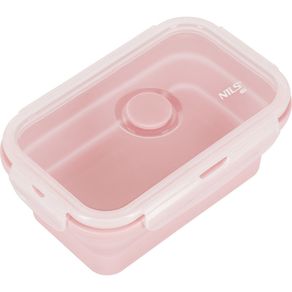 NILS NC4105 POJEMNIK LUNCHBOX SKŁADANY RÓŻOWY 500 ML