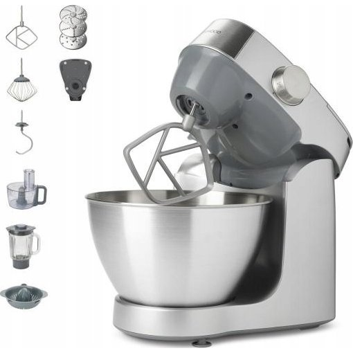 Kenwood Prospero+ foodprocessor 1000 W 4,3 L Sølv, Rustfrit stål Indbyggede vægte