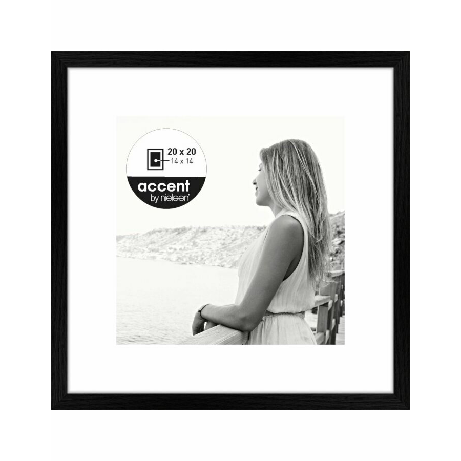 Nielsen 1115000 Aura 23x23 Képkeret - Fekete (1115000)
