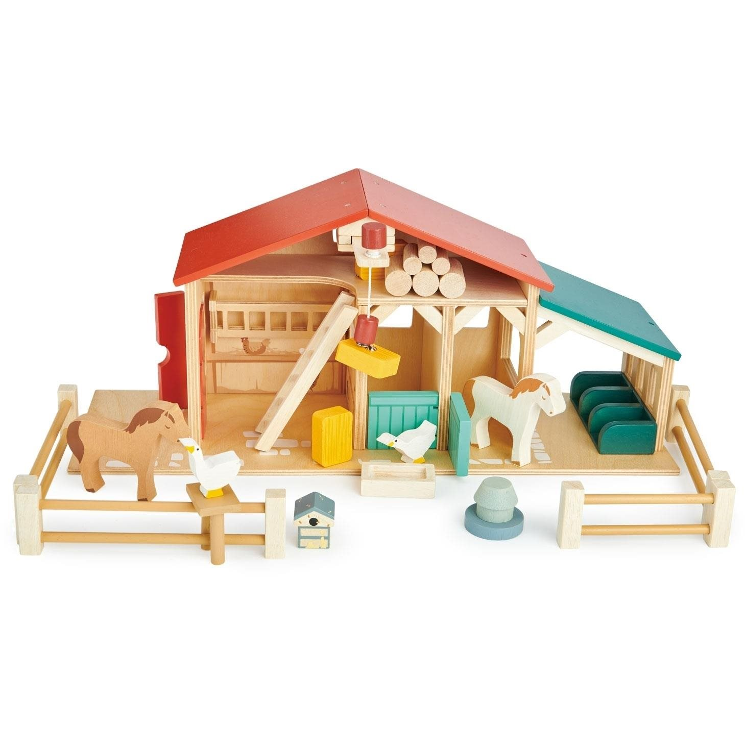 Tender Leaf Dřevěná farma se zvířaty Farm (TL8481)
