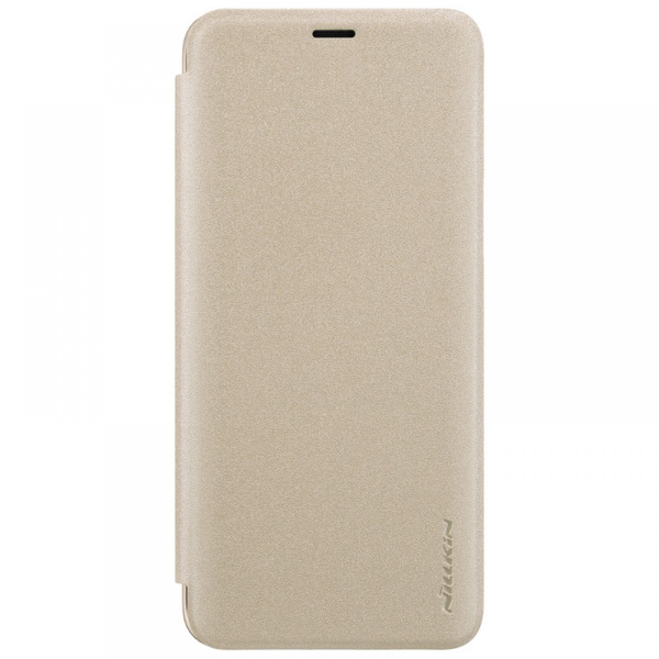 Nillkin Sparkle Samsung Galaxy S9 Flip Bőrtok - Arany