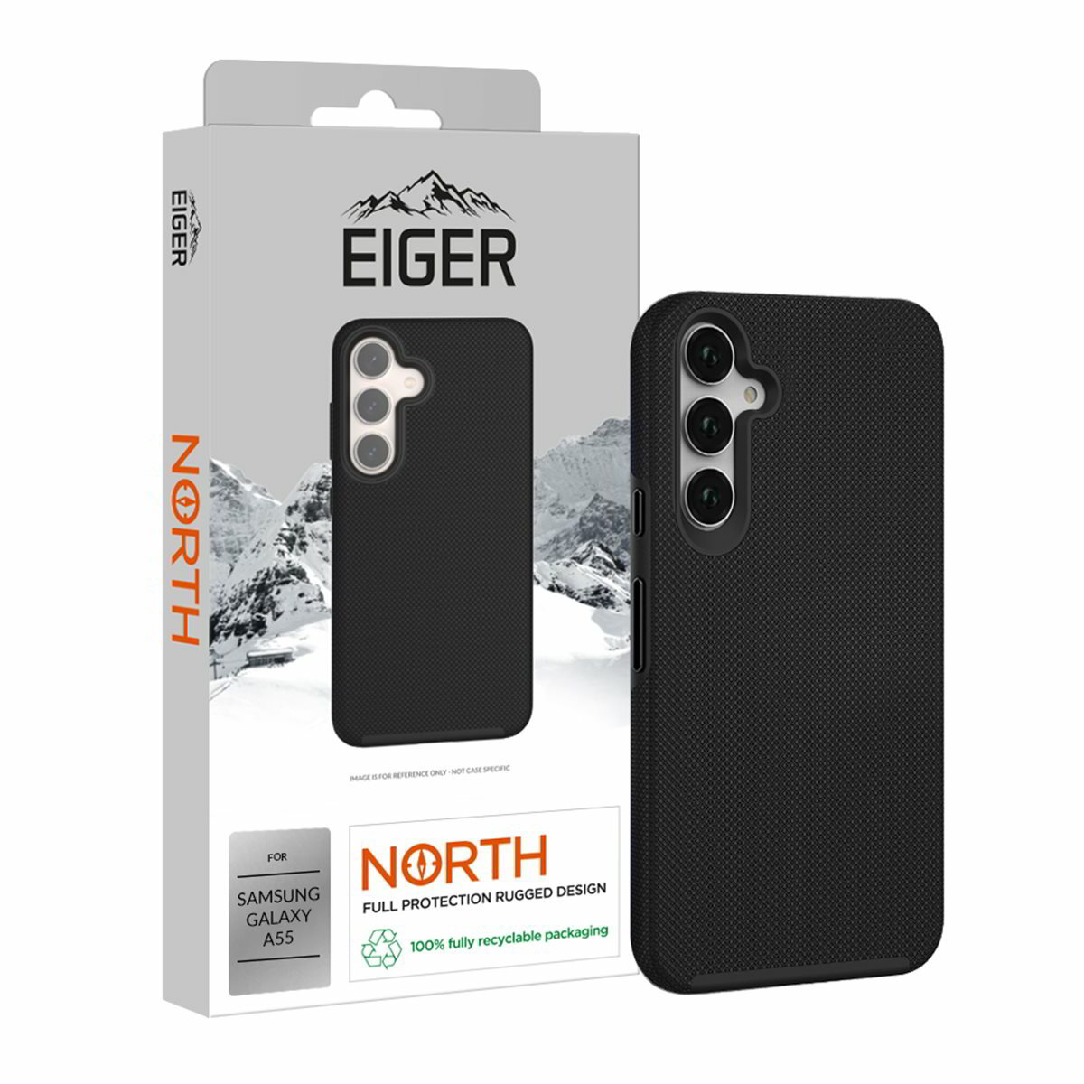 Eiger North Samsung Galaxy A55 Telefon tok - Fekete (EGCA00581)