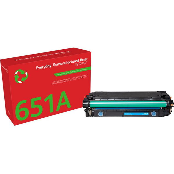 Xerox Everyday Toner Cyan cartridge, HP 651A / 650A / 307A  HP Color LaserJet Enterprise M750, MFP M775; CP5225, CP5525