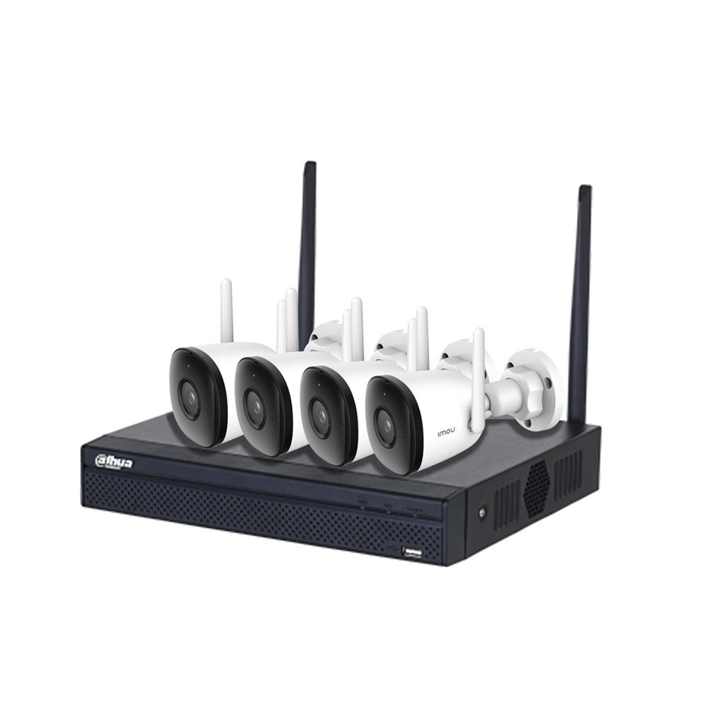 IMOU 4 csatornás NVR + 4 db WiFi IP kamera (KIT/NVR1104HS-W-S2/4-F22) (KIT/NVR1104HS-W-S2/4-F22)
