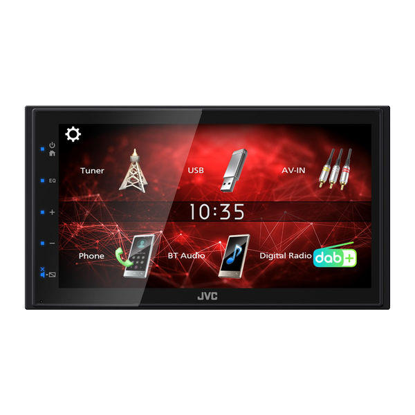 JVC KW-M27DBT Autó HiFi fejegység