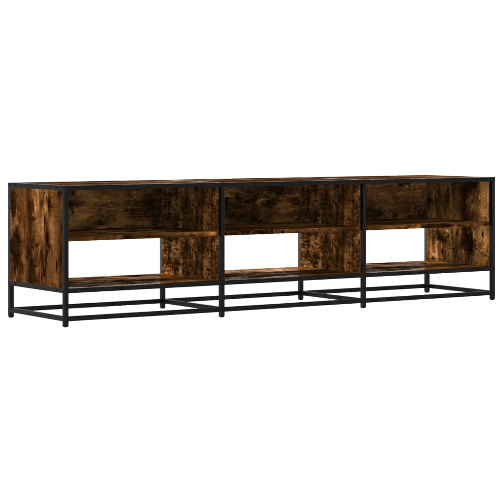 füstös tölgy színű szerelt fa TV-szekrény 180 x 40 x 46 cm (3300807)