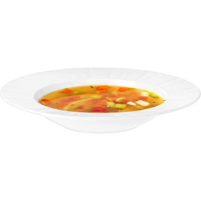 Rotberg Mélytányér, , fehér, 23 cm, 6 db-os szett, 