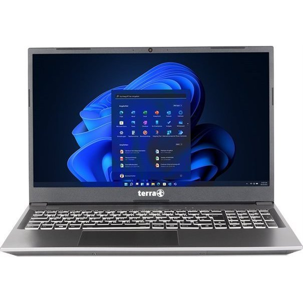 TERRA US1220819 hordozható számítógép AMD Ryzen™ 5 7430U Laptop 39,6 cm (15.6") Full HD 16 GB DDR4-SDRAM 500 GB SSD Wi-Fi 6E (802.11ax) Windows 11 Home Amerikai angol Ezüst