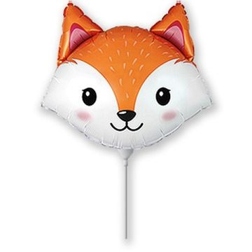 Godan Rókafej formájú fólia lufi - 36 cm (902822) (902822)