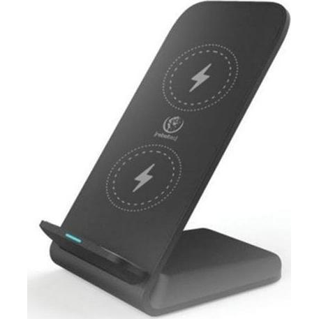 Rebeltec W210 Univerzális Qi Asztali Telefontartó Állvány - Fekete (8_2286211)