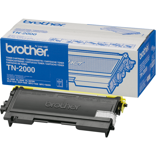 Brother TN2000 tonerová náplň 1 kusů Originální Černá