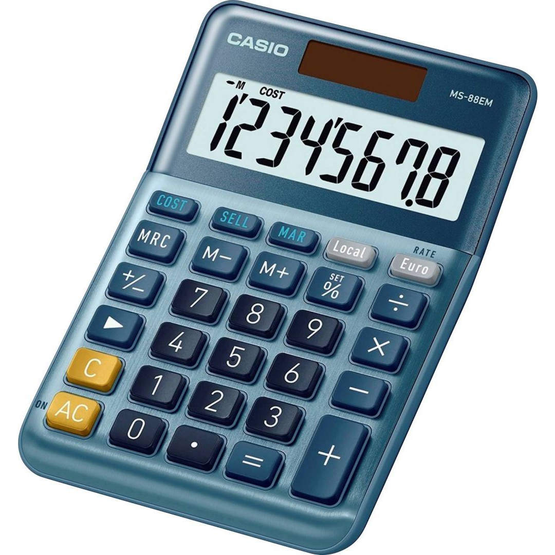 Casio MS-88EM asztali számológép kék (MS-88EM)