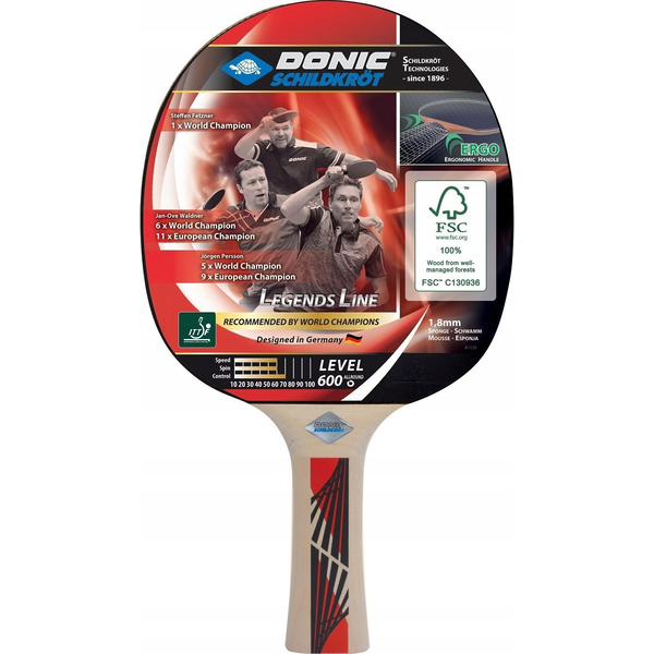 Ping-pong ütő Donic Legends 600 FSC