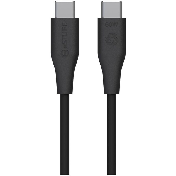 eSTUFF ES604380 cavo USB USB 2.0 3 m USB C 60 W Nero