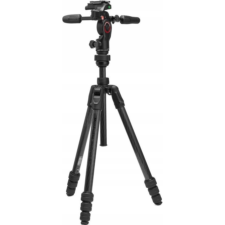 Manfrotto Befree GT karbon állvány tekerős zár +3D live fotó/videó fej (MKBFRTC4GTFB-3W)
