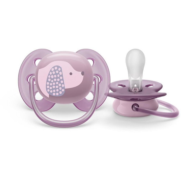 Philips AVENT SCF092/05 suzete Suzetă ultra fină Ortodontic Silicon Roz