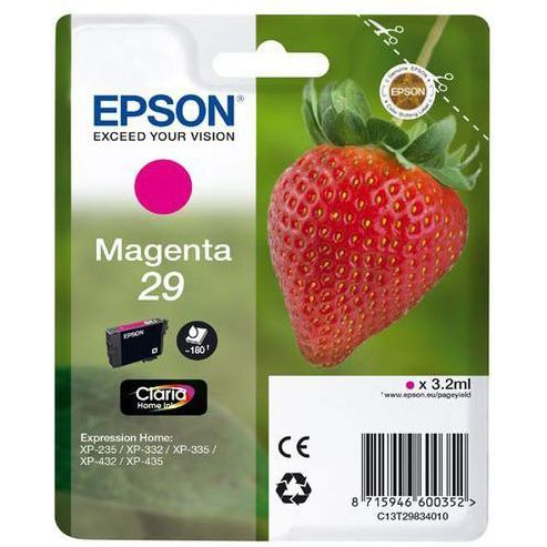 Cartuș de cerneală Epson Strawberry C13T29834022, magenta, 3,2 ml