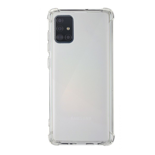 Szilikon telefonvédő (közepesen ütésálló, légpárnás sarok) ÁTLÁTSZÓ [Samsung Galaxy A51 (SM-A515F)] (5996457927128)