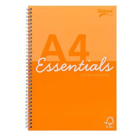 Pukka Pad Unipad Essentials Jotta spirálfüzet A4, vonalas, 80 lap (ESS-JOTA4AST) (ESS-JOTA4AST)