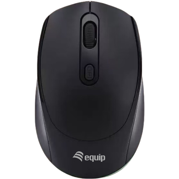 Equip Kompaktmaus Wireless Dual Mode 4Btn  L+R       schwarz