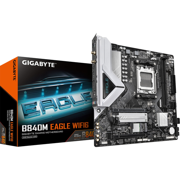 GIGABYTE B840M EAGLE WIFI6 alaplap AMD B840 Socket AM5 Micro ATX